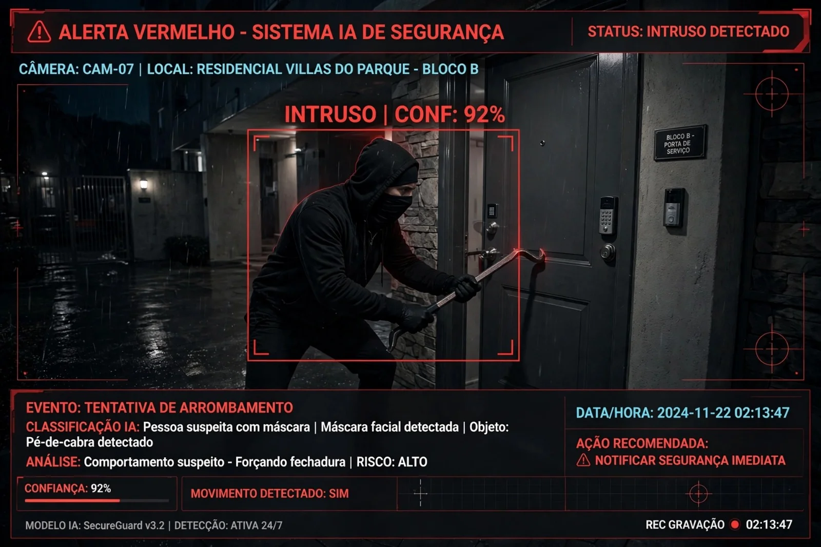 câmeras com detecção inteligente