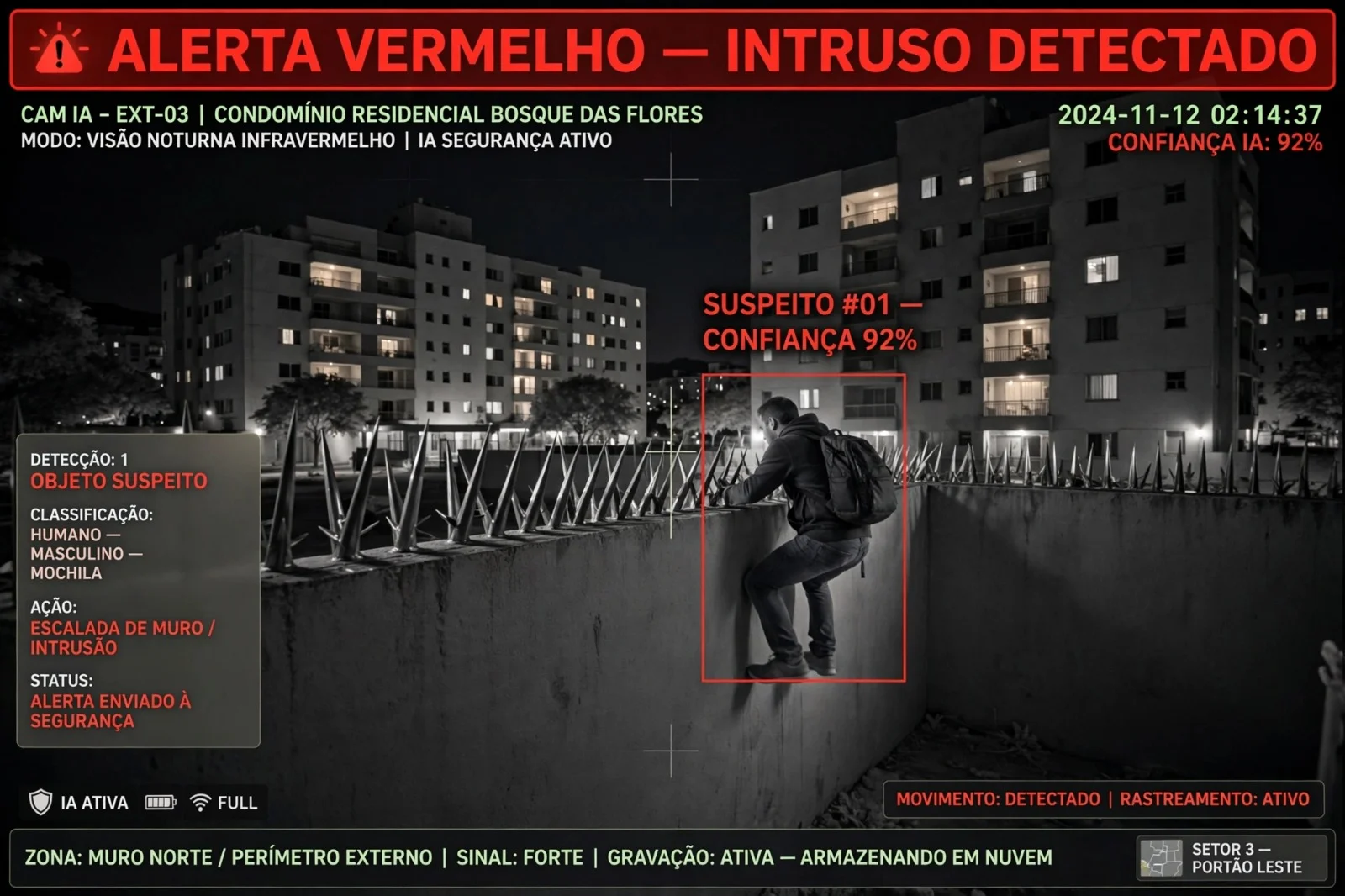 câmeras com inteligência artificial